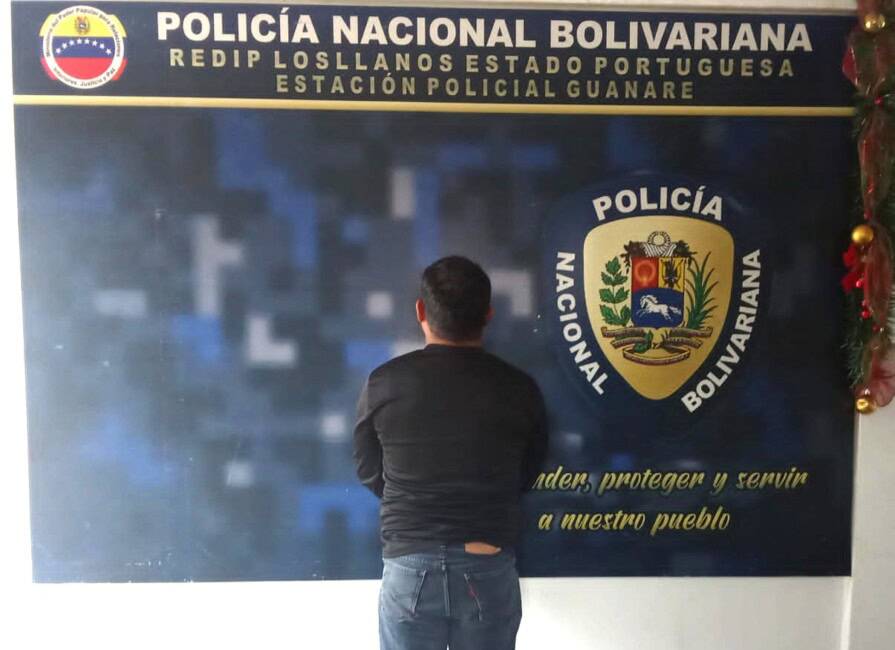 Yovanny Samuel Fajardo Montilla, detenido