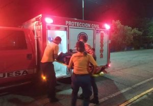 La pareja fue llevada hasta el hospital de Guanare.