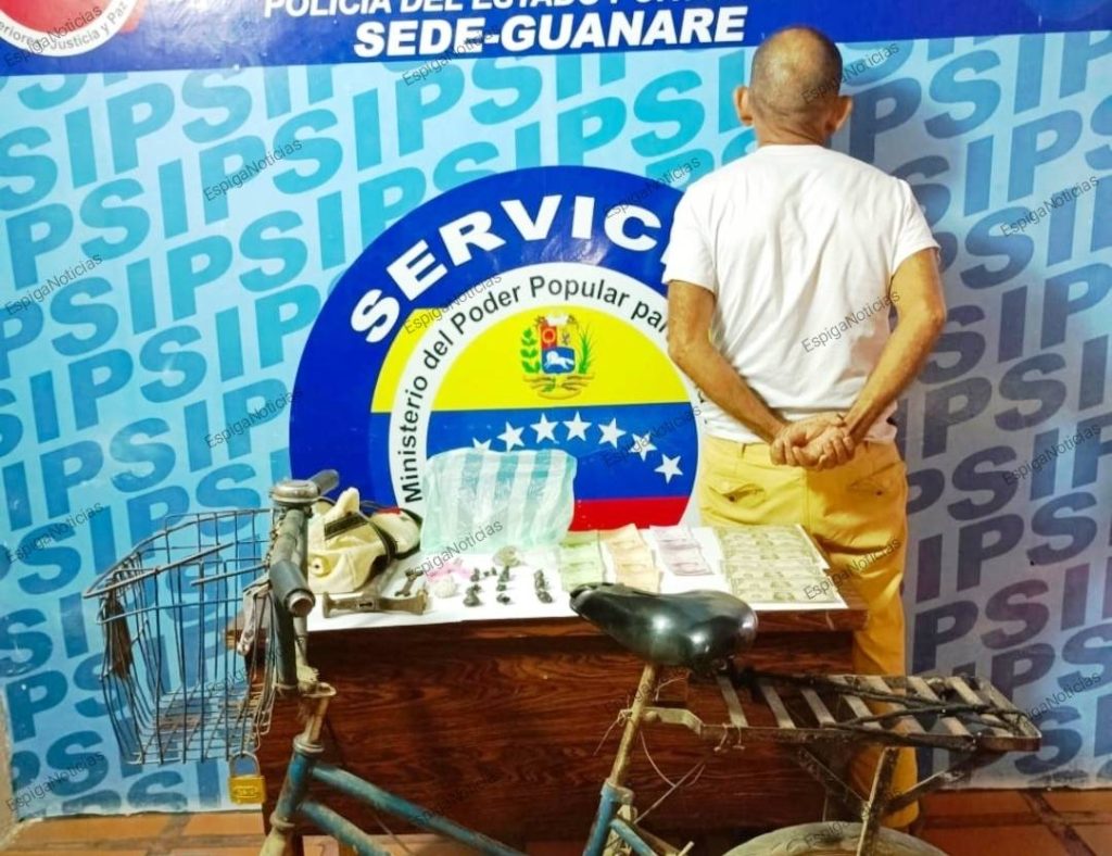 El presunto microtraficante capturado